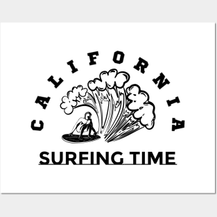 Surfing Time Posters and Art